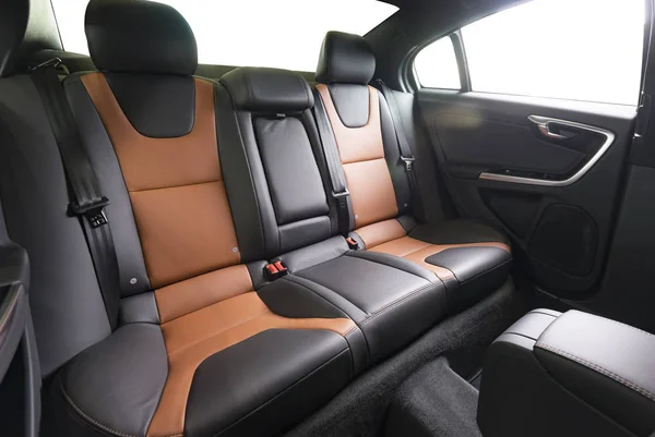 Back Passenger Seats Modern Luxury Car Frontal View — Stock Photo, Image