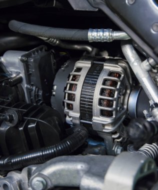 Kayış jeneratör modern araba motor tahrikli 