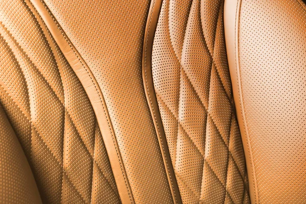 Fundo Textura Couro Perfurado Para Design Verão Laranja Textura Cor — Fotografia de Stock