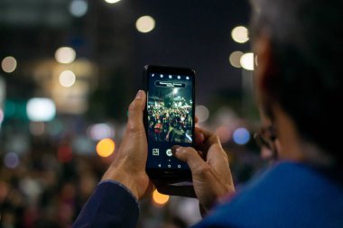 Kadınlar günü Mart burada Bogota Kolombiya 8 Mart - 2019