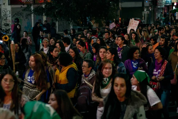 Březen Mezinárodní Den Žen Bogota Kolumbie Března 2019 — Stock fotografie