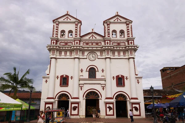 Inggris Iglesia Guatape Antioquia Colombia Junio 2014 — Stok Foto