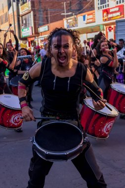 Festival desfile de Fontibon, Bogota, Kolombiya, diciembre 2014