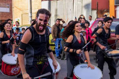 Festival desfile de Fontibon, Bogota, Kolombiya, diciembre 2014