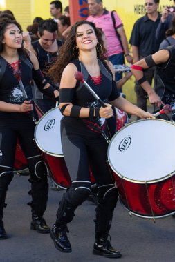 Festival desfile de Fontibon, Bogota, Kolombiya, diciembre 2014