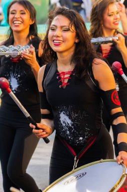 Festival desfile de Fontibon, Bogota, Kolombiya, diciembre 2014