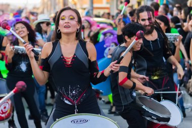 Festival desfile de Fontibon, Bogota, Kolombiya, diciembre 2014