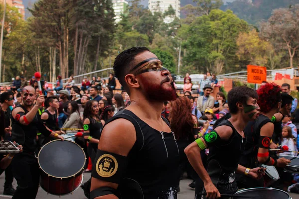 March 2016 Ibero American Theater Festival Streets Bogot Colombia — Stock Photo, Image