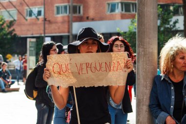 Ocak 2017, Strets Bogot Kolombiya, Anti-boğa güreşi yürüyüşü
