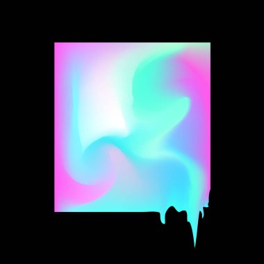 Drenaj ile Kare . Holografik etki. Soyut geometri. Cyber
