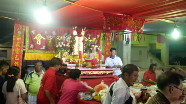 Phuket Tailandia Agosto 2018 Tradicional Festival Chino Hungry Ghost Por — Vídeos de Stock