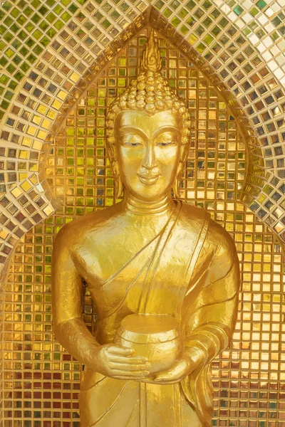 Estátua Imagem Buda Dourada Sul Tailândia — Fotografia de Stock