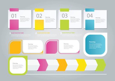 Infographic tasarım web simgesi