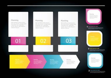 Infographics tasarım öğeleri - Seo web Icon set