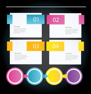 Infographics tasarım öğeleri - Seo web Icon set