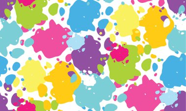 Renk soyut sıçrama fırça arka plan deseni