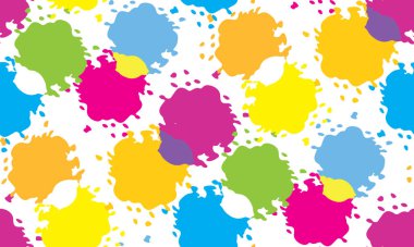 Renk soyut sıçrama fırça arka plan deseni