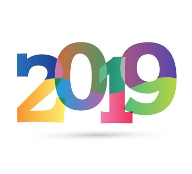 Mutlu yeni 2019 yılı - afiş