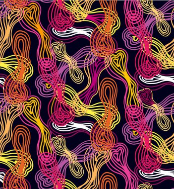 Soyut doodle elle çizilmiş desen arka plan rengi