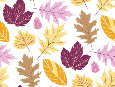 Sonbahar yaprakları kalıp arkaplanı