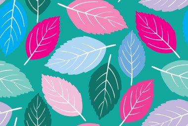 Desen arka plan - düz tasarım sonbahar rengi değiştirmez