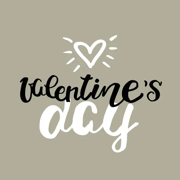 Banner Letras Amo Día San Valentín — Vector de stock