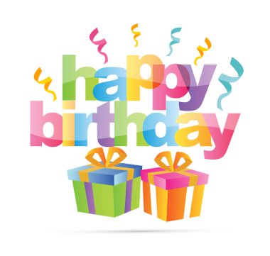 İyi ki doğdun renk afiş şablon