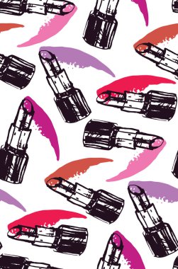 Moda güzellik el çizilmiş doodle desen arka plan wallaper kumaş Tekstil