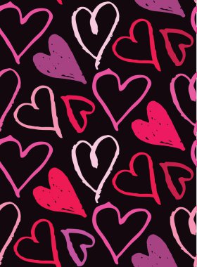 Elle çizilmiş doodle soyut moda model arka plan