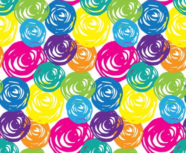 Elle çizilmiş doodle soyut vektör desen arka plan