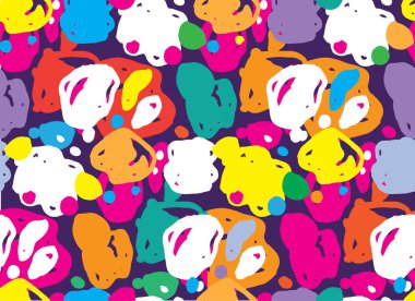 Renk desen arka plan elle çizilmiş doodle doku