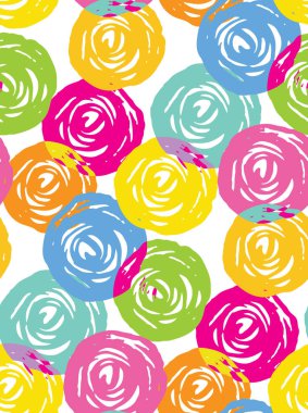 Renk desen arka plan elle çizilmiş doodle doku