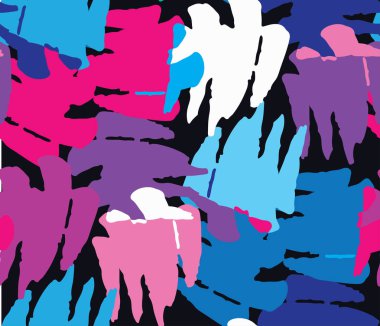 Soyut elle çizilmiş doodle desen arka plan rengi