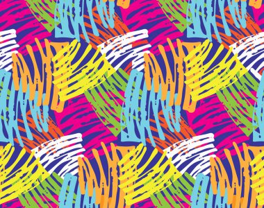 Soyut elle çizilmiş doodle desen arka plan rengi