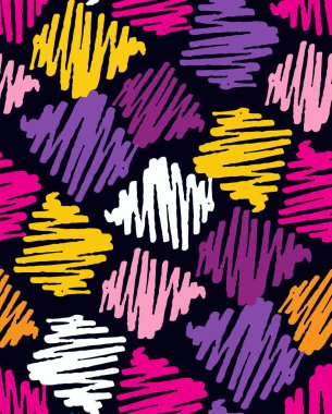 Renk soyut Doodle desen arka plan