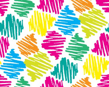 Renk soyut Doodle desen arka plan