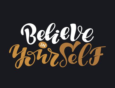 Sevimli el çizilmiş motivasyon yazı afiş afiş şablonu