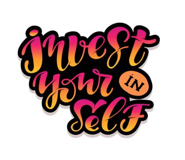 Sevimli el çizilmiş motivasyon yazı afiş afiş şablonu