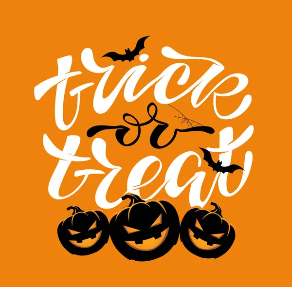 Handskizzierter Schriftzug Happy Halloween Auf Strukturiertem Hintergrund Vorlage Für Parteibanner — Stockvektor