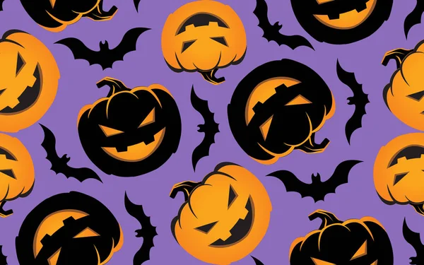 Sevimli el çizilmiş doodle desen arka plan cadılar bayramı sanat