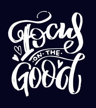 Motivasyon el çizimi Leterin 'in yaşam tarzı hakkında bir sözü. Pankart, web, poster, tişört tasarımı için harf sanatı. Hayat hakkında alıntı - şablon tasarımı.