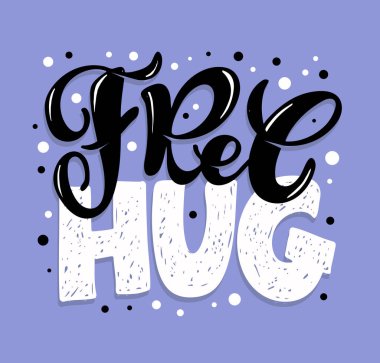 İlham verici el çizimi karalama posteri. Poster, afiş, tişört tasarımı için harf sanatı.