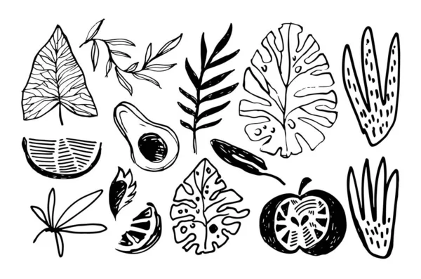 Soyut el çizimi şablon tasarım sanatı. Sonbahar şablonu. Soyut poster afişini sonbahar şablonu.