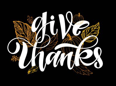 Şükran günün kutlu olsun. Teşekkür et. Güzel yazı posteri. Yaprak sonbahar sonbahar şablonu arka planı.