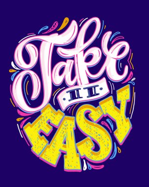 Mektuptan alıntı yapıyorum. Güzel bir el çizimi kartpostal. Poster, afiş, tişört tasarımı için harf sanatı.