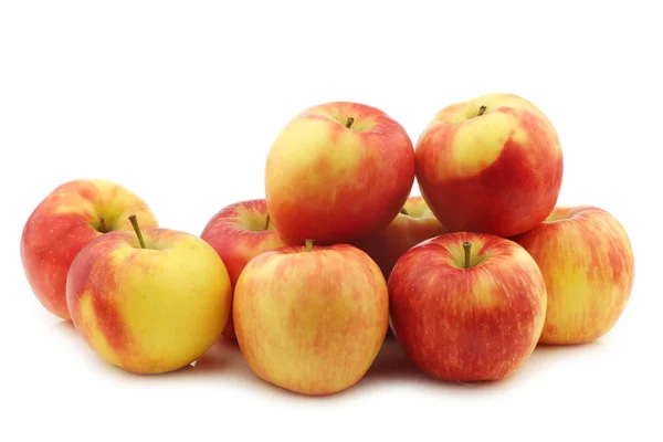 Fresh Honey Crunch Apples White Background — Stock Photo, Image