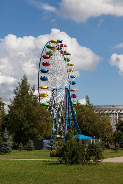 Dönme dolap şehir eğlence parkı içinde