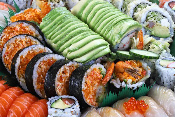 Sushi Rolls Shallow Focus — Stock Photo, Image