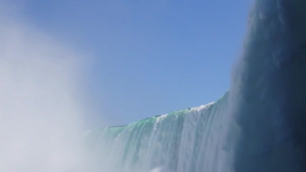 尼亚加拉瀑布的近景 — 图库视频影像