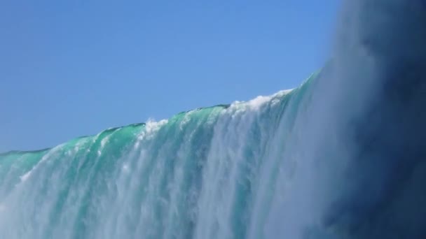 尼亚加拉瀑布的近景 — 图库视频影像